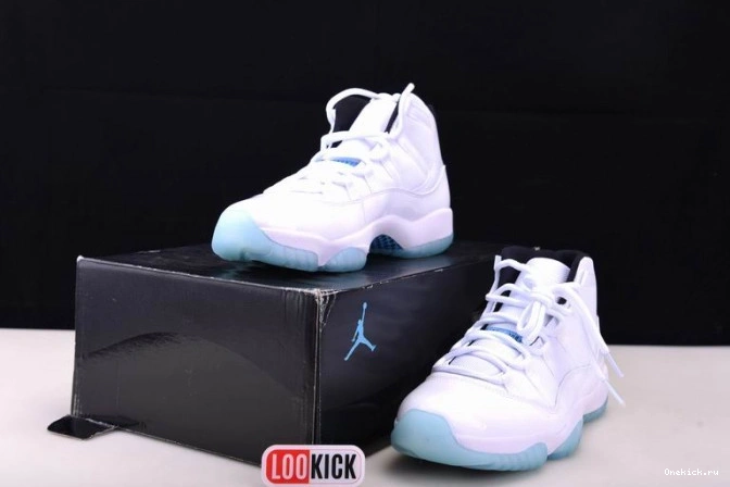 One Kick Jordan Blue 378037-117 11 Air (2014) Legend Retro 0731